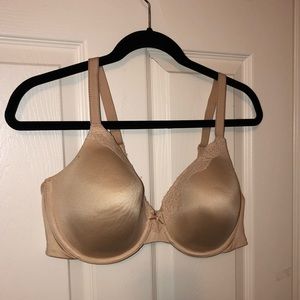 Light pink bra.